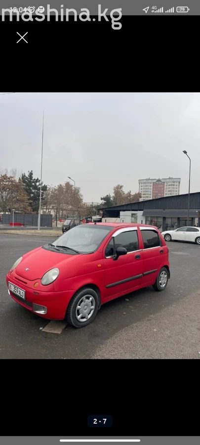 Daewoo Matiz I Рестайлинг 2001